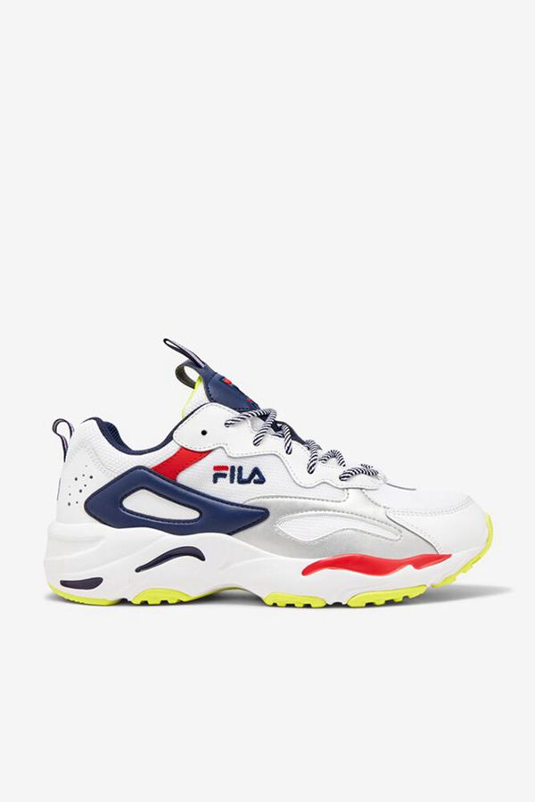 Zapatillas Fila Hombre Blancas / Azul Marino / Rojas - Ray Tracer - España 735462IXL